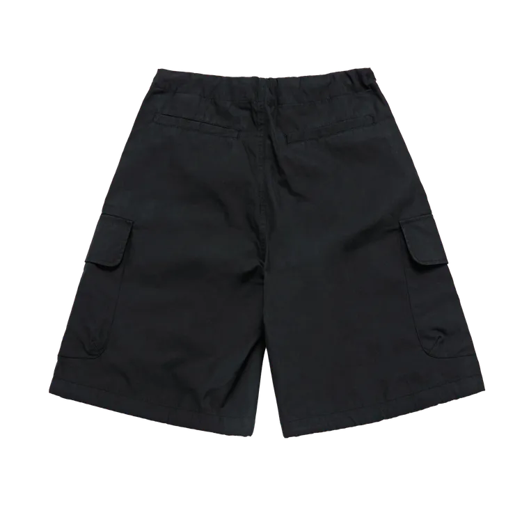 Quần Short Hem Line String Đen