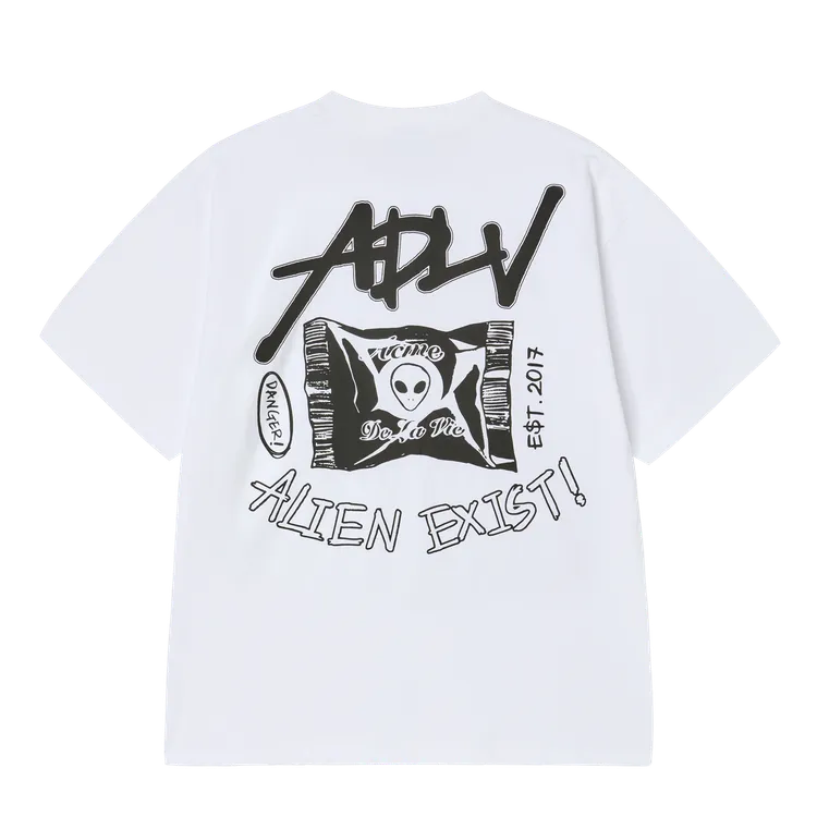 Áo Thun ADLV Alien Trắng
