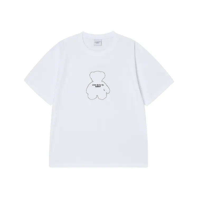 Áo Thun Bear Doll Line Archive Trắng