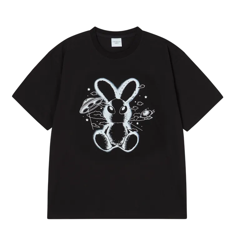 Áo Thun Solo Rabbit Alien Đen