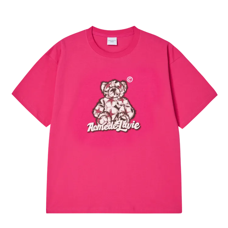 Áo Thun Star Bear Hồng