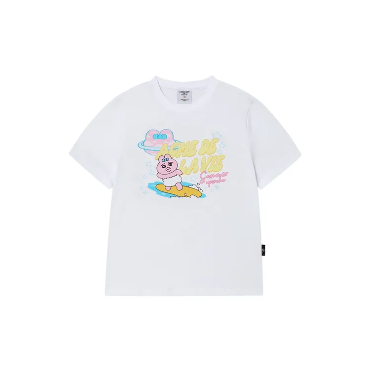 Áo thun nữ Surfing OPANCHU USAGI Trắng