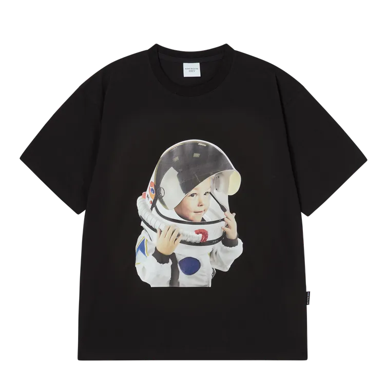 Áo Thun Baby Face Space Suit Boy Đen (Domestic Duty Free Exclusive)