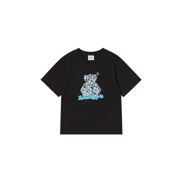 [KIDS] Áo Thun Star Bear Đen