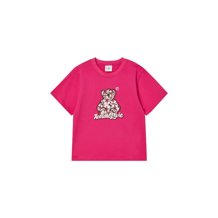 [KIDS] Áo Thun Star Bear Hồng