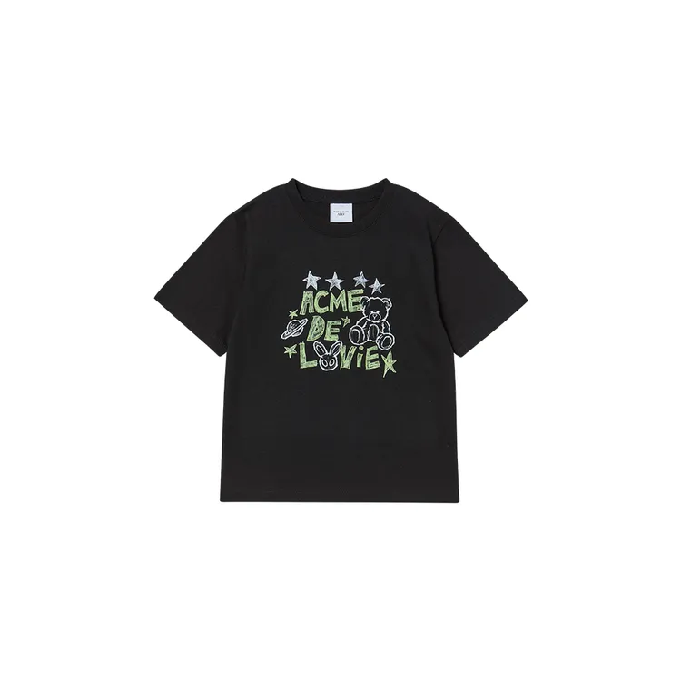 [KIDS] Áo Thun Universe Drawing Đen