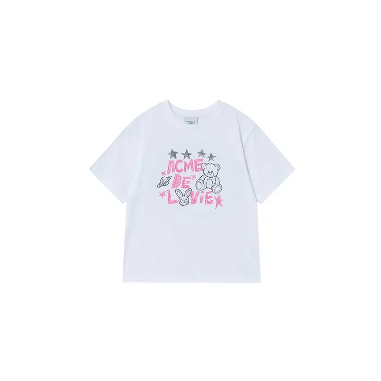 [KIDS] Áo Thun Universe Drawing Trắng