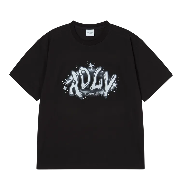 Áo Thun ADLV Universe Logo Đen
