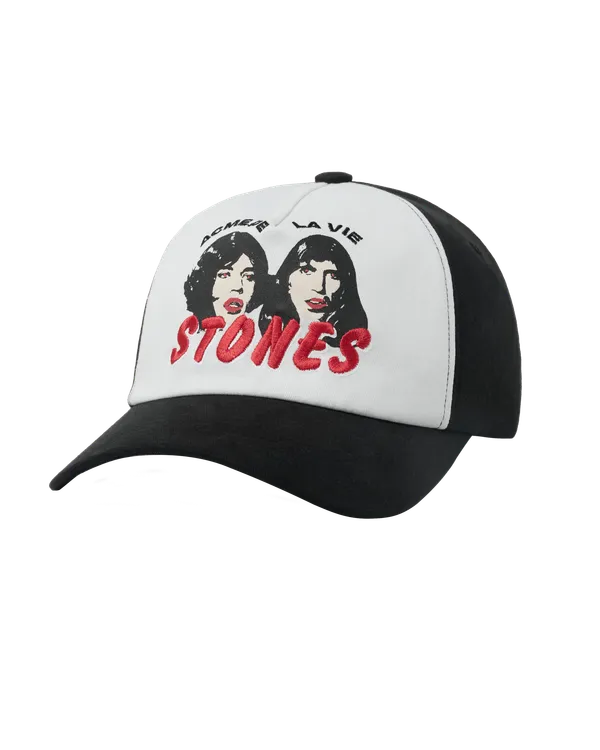 Mũ b&oacute;ng ch&agrave;y ROLLING STONES 2TONE Đen