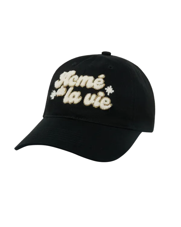 Mũ b&oacute;ng ch&agrave;y BOUCLE LOGO Đen