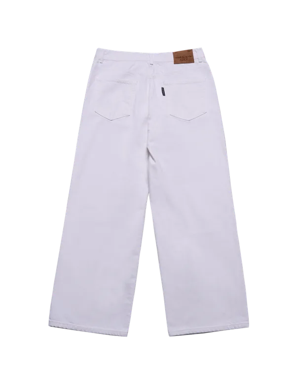 Quần SEMI OVER FIT Trắng