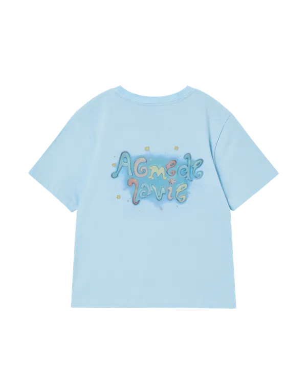 &Aacute;o thun ngắn tay KIDS DREAMY AC BEAR Xanh da trời