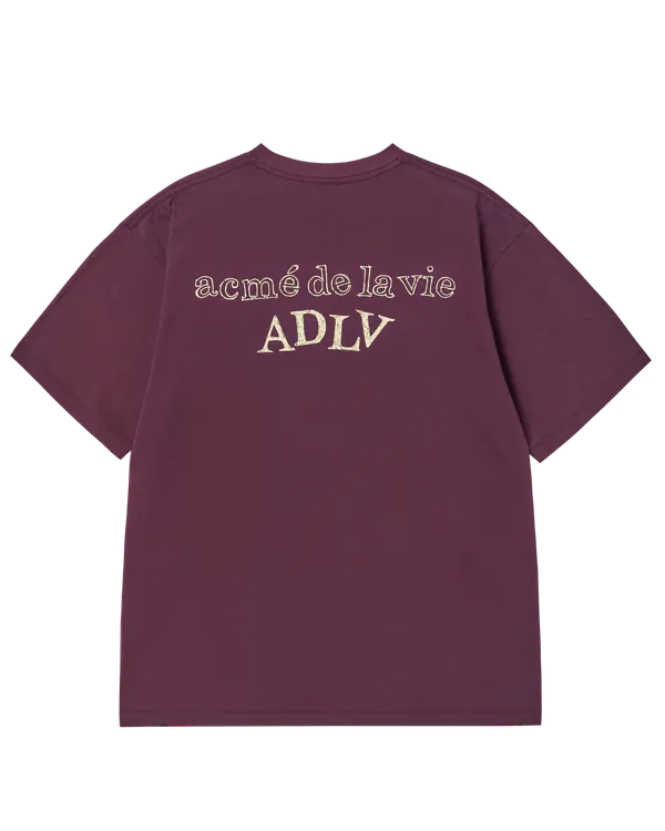 &Aacute;o thun SHAKE BASIC LOGO Đỏ bordeaux
