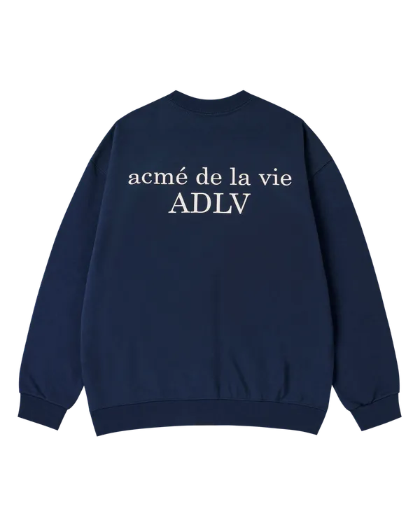 &Aacute;o nỉ BASIC LOGO NAPPING SEASON2 Xanh navy đậm