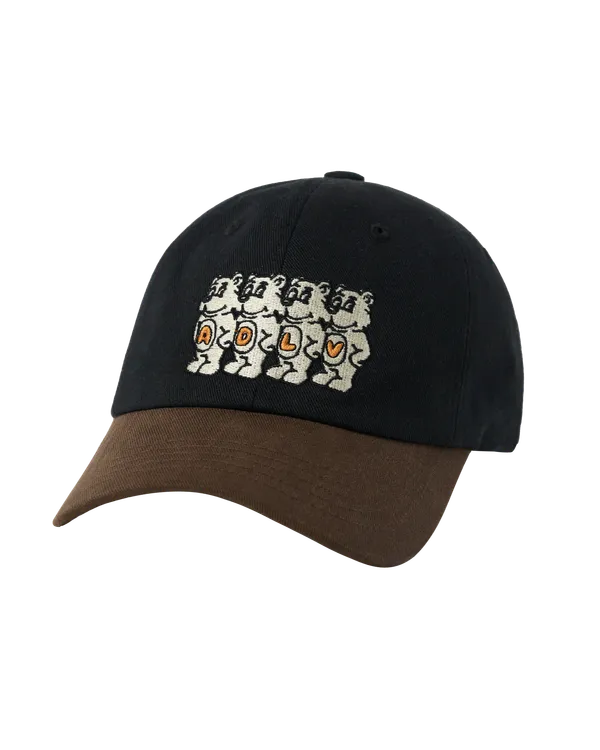 Mũ b&oacute;ng ch&agrave;y AC BEAR EMBROIDERY TWO TONE Đen