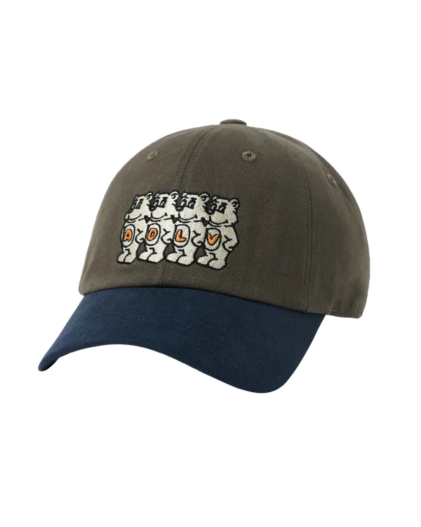 Mũ b&oacute;ng ch&agrave;y AC BEAR EMBROIDERY TWO TONE Xanh l&aacute;