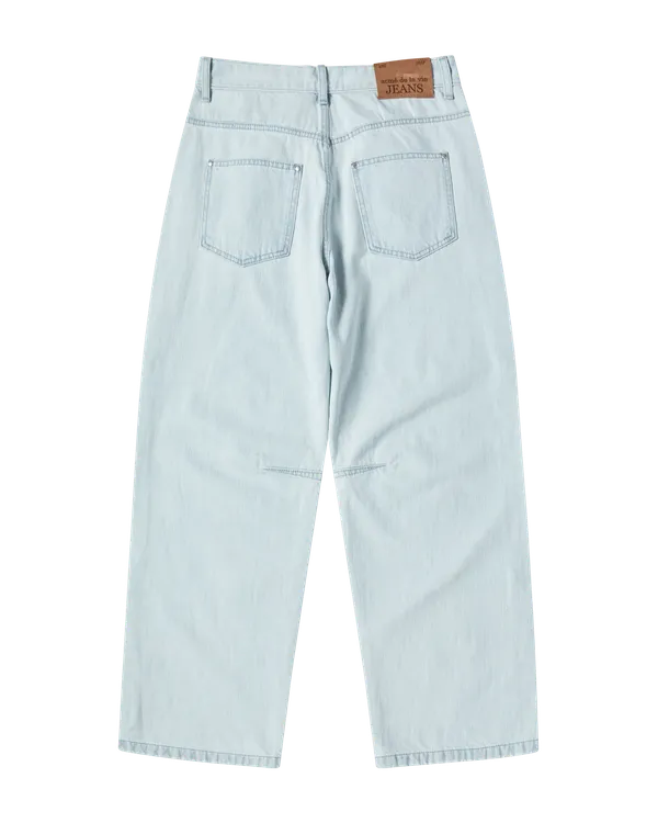 (Pre-order) Quần STUDDED BALLOON FIT DENIM Xanh da trời