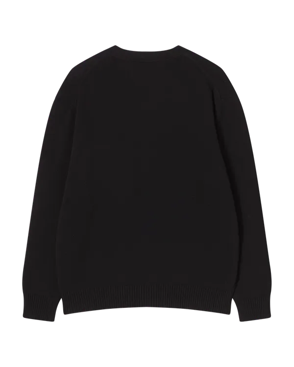 (Pre-order) &Aacute;o cardigan cổ V UNI BASIC Đen