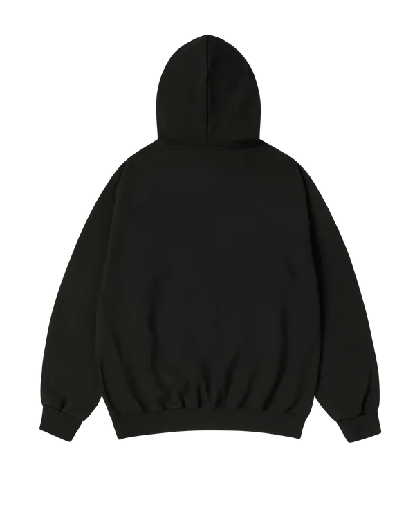 (Pre-order) &Aacute;o hoodie TWO TONE THICK PRINT Đen