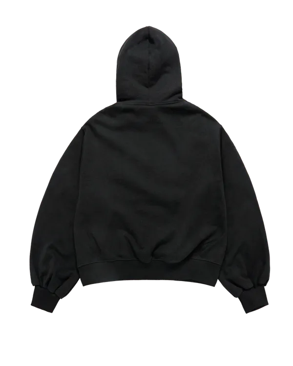 &Aacute;o hoodie WOMAN BALLOON FIT Đen