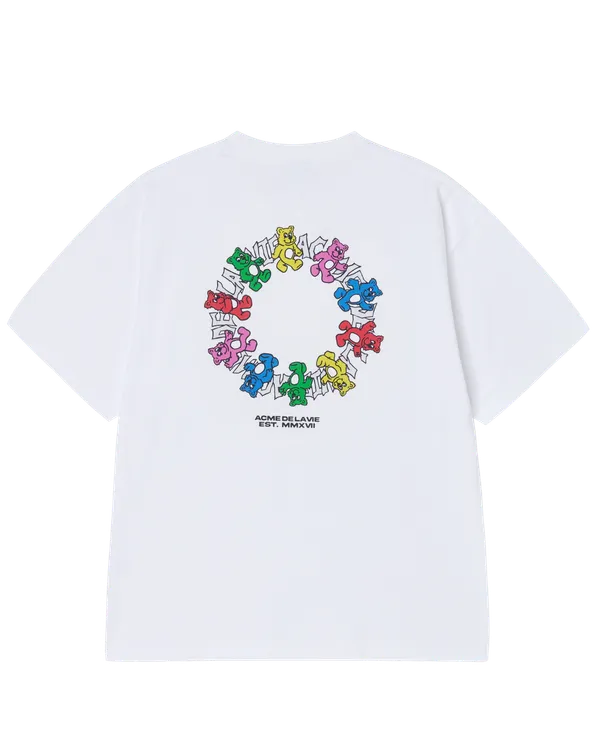 (Pre-order) &Aacute;o thun ngắn tay ROUND WALKING AC BEAR Trắng