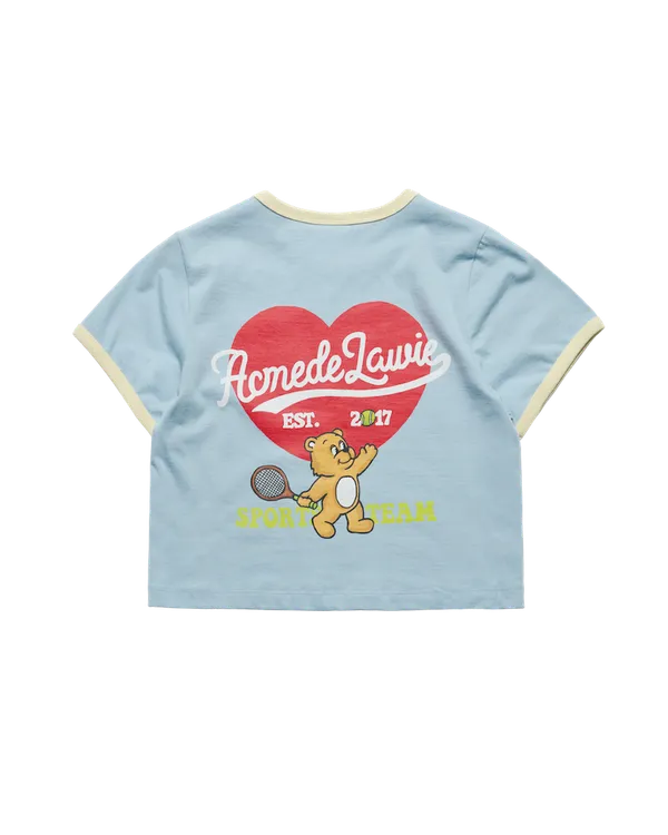 &Aacute;o thun  WOMAN TENNIS AC BEAR Xanh da trời