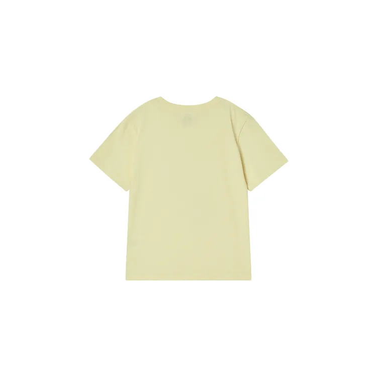 &Aacute;o thun KIDS HEART LINE FRIENDS V&agrave;ng nhạt