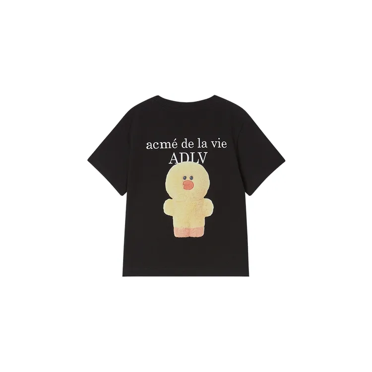 &Aacute;o thun KIDS BASIC LINE FRIENDS Đen