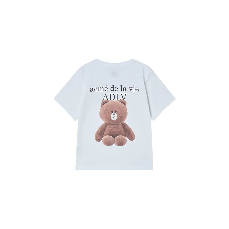&Aacute;o thun KIDS BASIC LINE FRIENDS Trắng