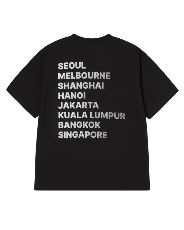 (Pre-order) &Aacute;o thun ngắn tay DUST BLUR EFFECT Đen