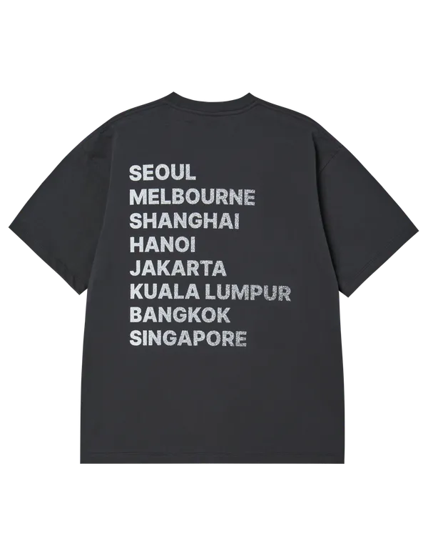 (Pre-order) &Aacute;o thun ngắn tay DUST BLUR EFFECT Than ch&igrave;