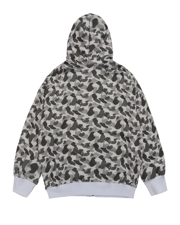 &Aacute;o hoodie k&eacute;o kh&oacute;a AC BEAR CAMO ALLOVER X&aacute;m