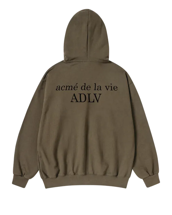 &Aacute;o hoodie k&eacute;o kh&oacute;a BASIC AC BEAR Ca cao