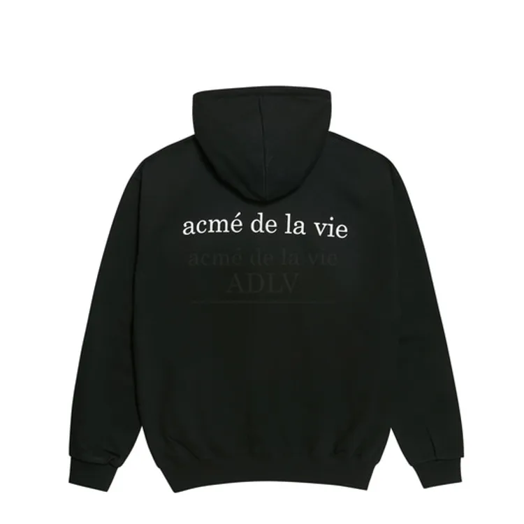 Áo Hoodie ADLV Baby Face Snow Đen