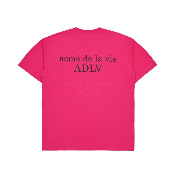 &Aacute;o Thun ADLV Basic Logo Season2 Hồng