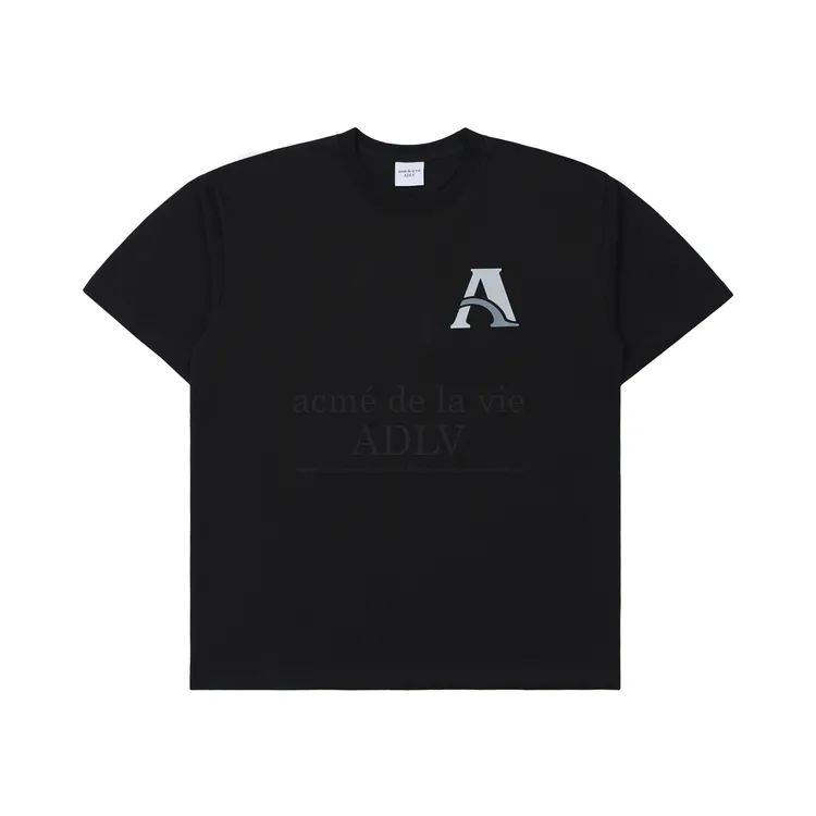 Áo Thun ADLV Two Tone A Logo Đen