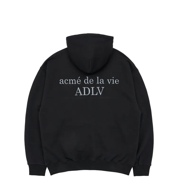 Áo Hoodie Kéo Khoá Basic Logo Season2 Đen