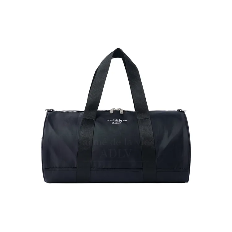 Túi Duffel Basic Logo Ripstop Two-Way Đen