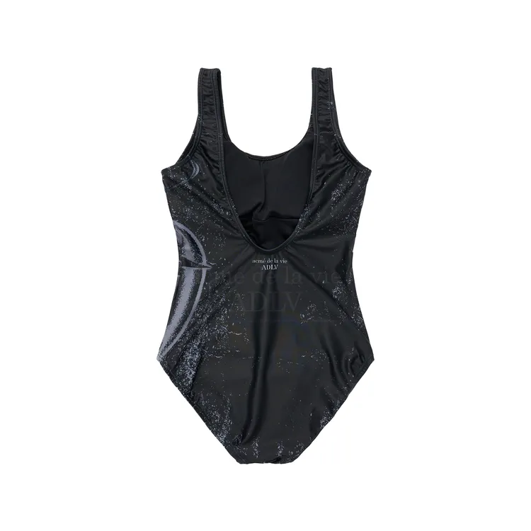 Bộ bơi Symbol Full Printing Monokini Đen