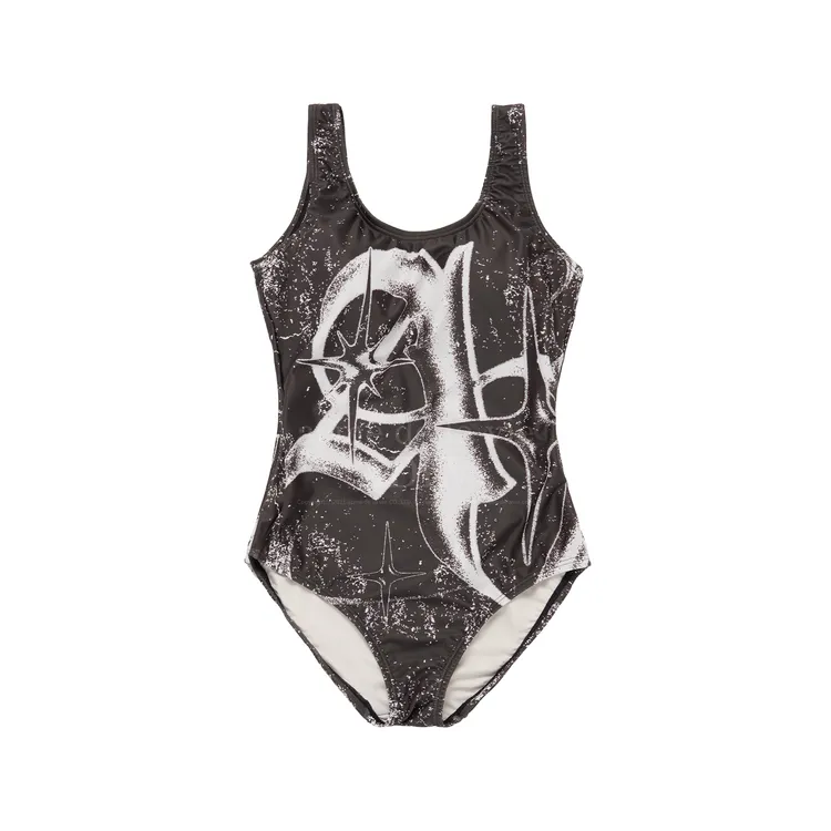 Bộ bơi Symbol Full Printing Monokini Nâu