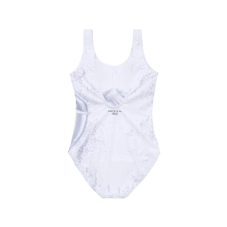 Bộ bơi Symbol Full Printing Monokini Trắng