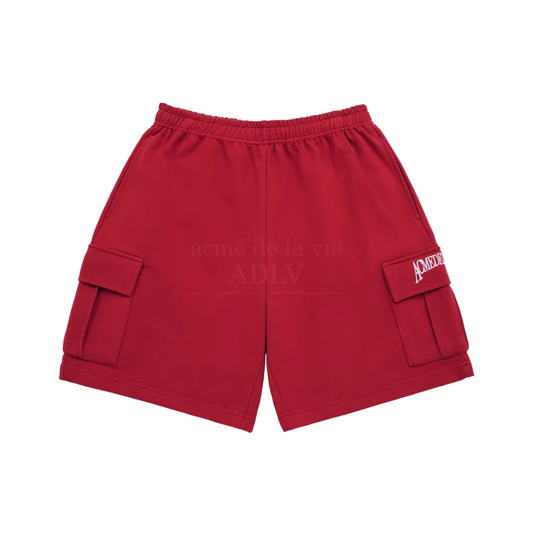 Quần Short AE Logo Cargo Đỏ