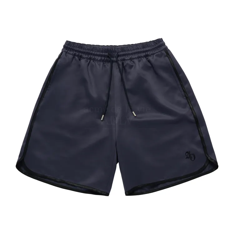 Quần Short Nam Satin Semi Boxing Đen