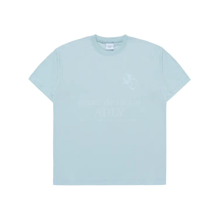 Áo Thun Half Tone Symbol Printing Xanh Mint