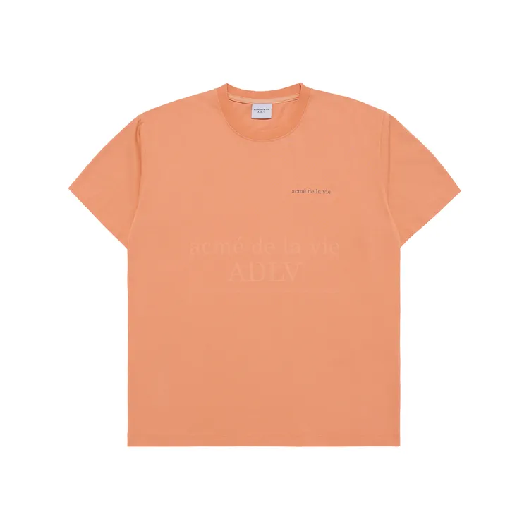 Áo Thun ADLV Basic Logo Bio Washing Hồng Đào