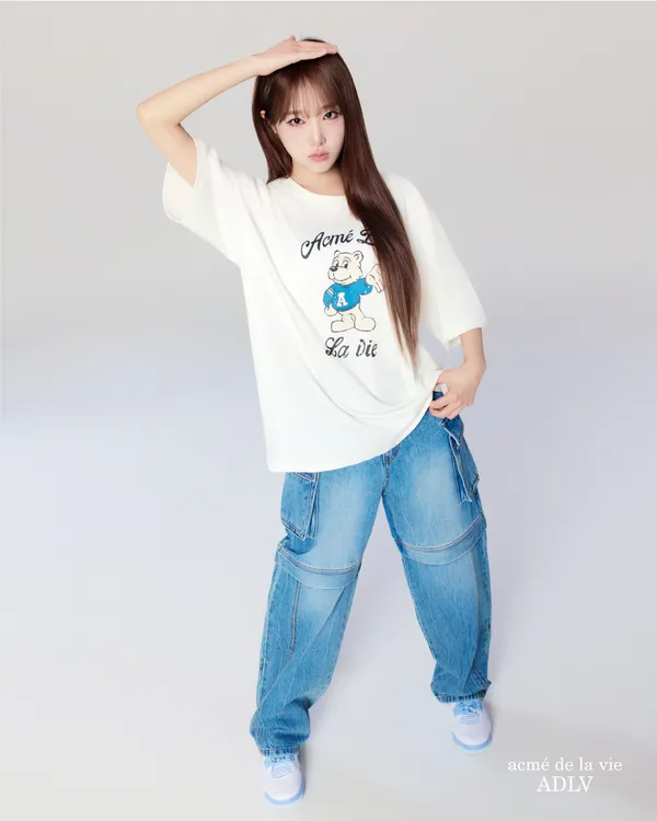 Áo Thun Ac Bear Welcome Kem