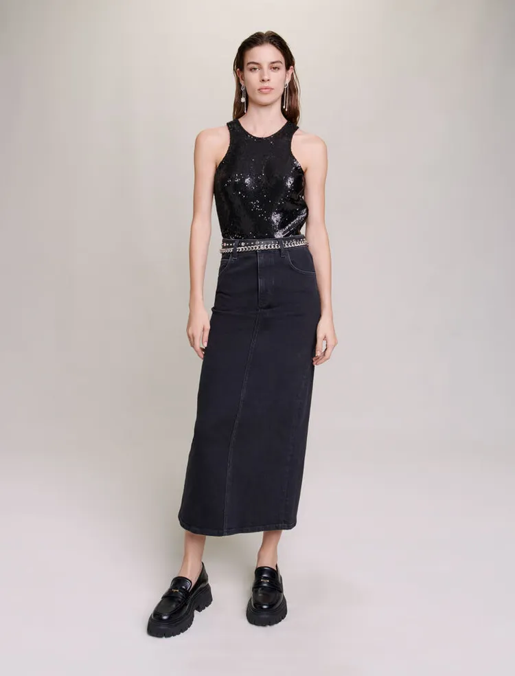 Áo tank top sequin