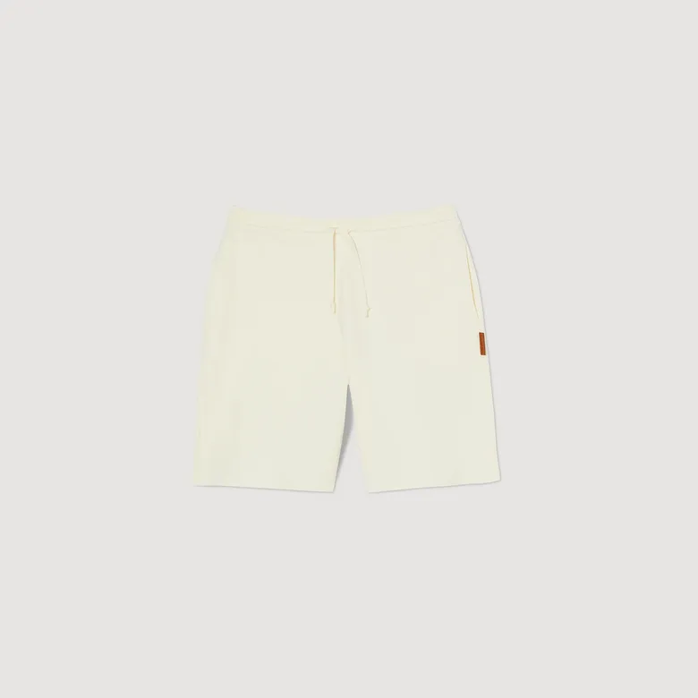 Quần short jersey 22 Trắng Ecru