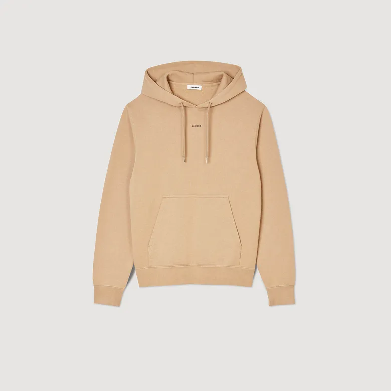 Áo hoodie phối thêu 22 Đen