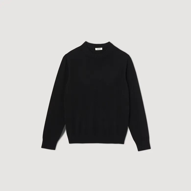 Áo len cashmere 22 Đen carbon